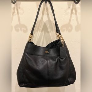 Coach Lexy Leather Shoulder Bag
